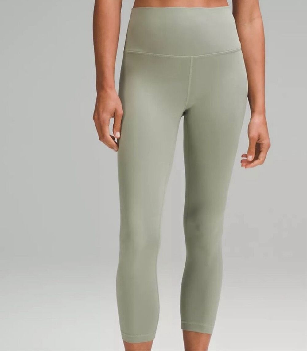 Lululemon Athletica Winder Train Cropped Leggings 23” Green Size 4